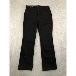 NYDJ Jean Womens 4P (29x27) Black Barbara Bootcut Lift Tuck Stretch Denim